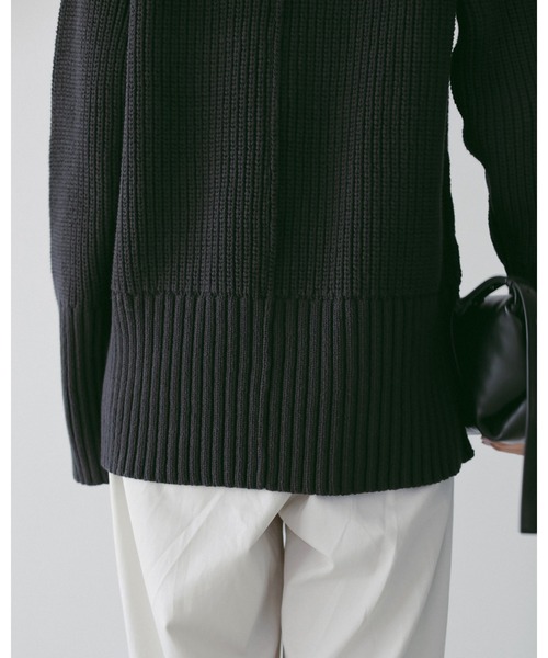 新品未使用 anuke Cotton Over Knit チャコールグレー Cotton Over Knit（ニット/セーター）｜anuke（アンヌーク）の