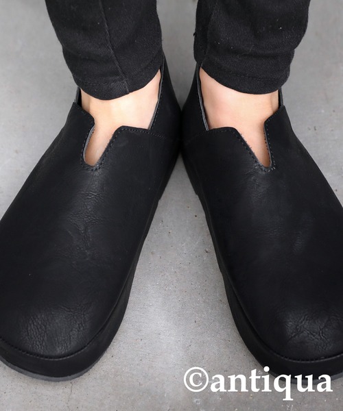 「antiqua」 シューズ LL ブラック レディース_画像8