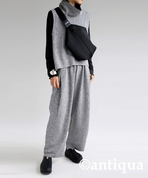 「antiqua」 シューズ LL ブラック レディース_画像9