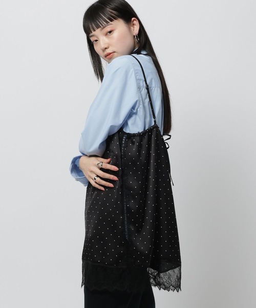 cocoさん専用★レーストリムカップインキャミソール アニュアンス anuans レーストリムカップインキャミソール （YELLOW