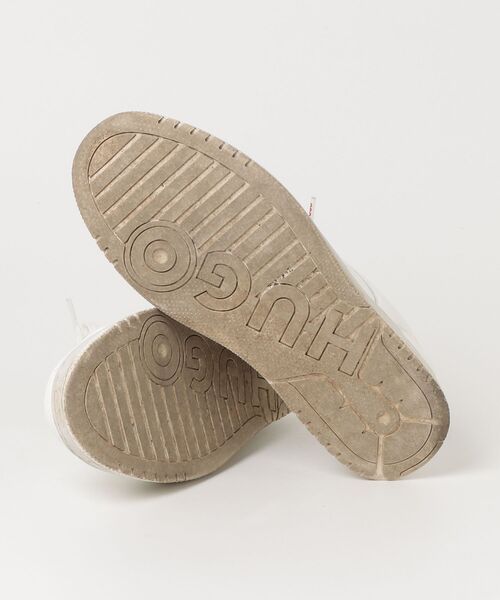 「HUGO」 ローカットスニーカー 42 ホワイト メンズ_画像3