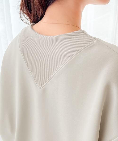 「Java」 長袖カットソー X-LARGE グレイッシュブルー レディース_画像3