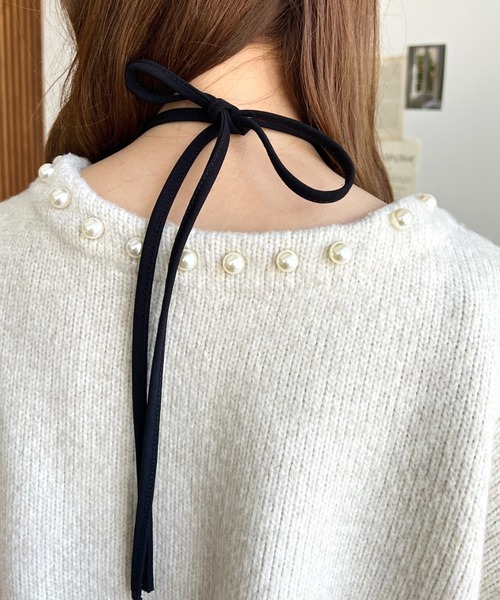 「moment+」 ニットカーディガン M アイボリー レディース_画像9