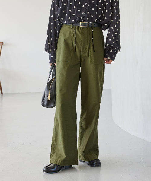 「JOURNAL STANDARD relume」 カーゴパンツ 38 ネイビー レディース_画像3