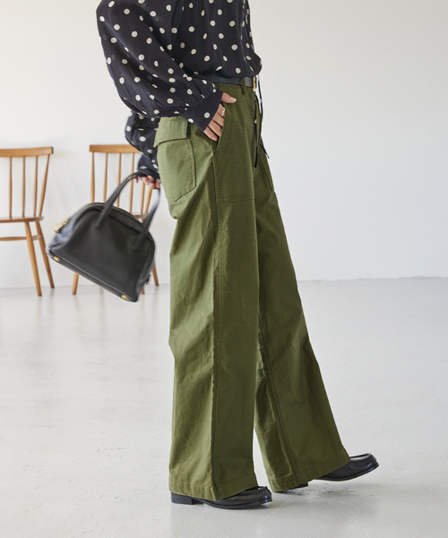 「JOURNAL STANDARD relume」 カーゴパンツ 38 ネイビー レディース_画像6