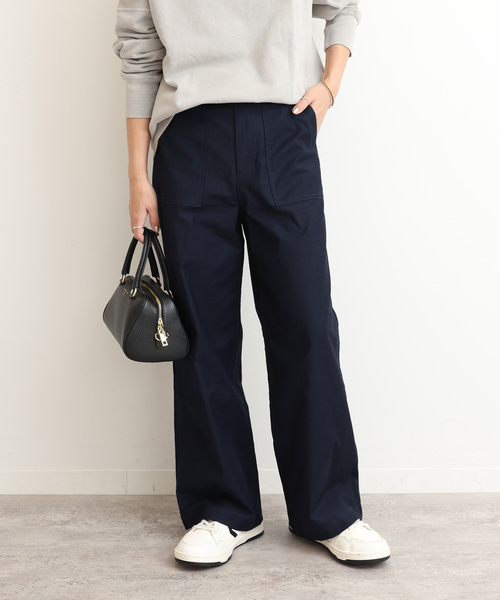 「JOURNAL STANDARD relume」 カーゴパンツ 38 ネイビー レディース_画像7