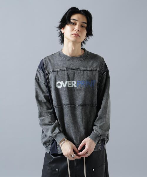 over print（オーバープリント） tシャツ overprint/オーバープリント