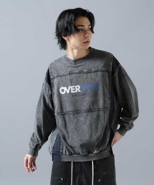 over print（オーバープリント） tシャツ overprint/オーバープリント 