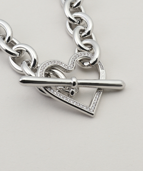 BASICKS（ベイシックス） ネックレス Heart Link Flow Necklace 