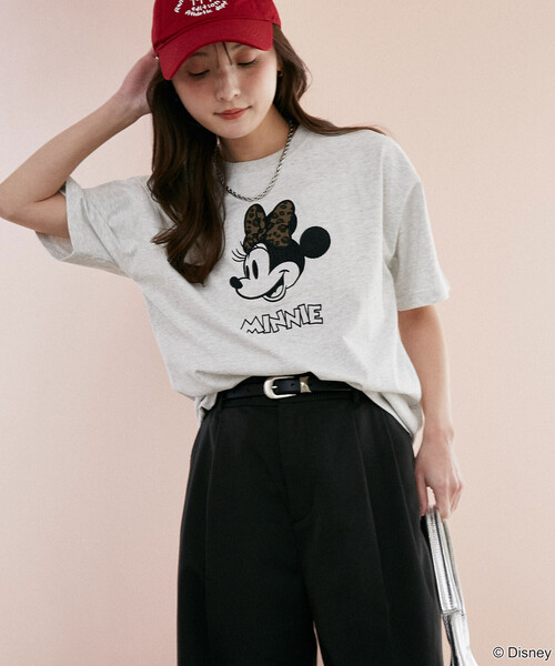 希少！ミニーマウスとミッキーマウスTシャツ2枚セット PUBLUX（パブリュクス） tシャツ Minnie Mouse/ミニーマウス