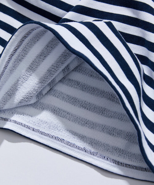 「CAHLUMN」 長袖Tシャツ MEDIUM ネイビー メンズ_画像6