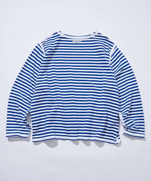 「CAHLUMN」 長袖Tシャツ MEDIUM ネイビー メンズ_画像9