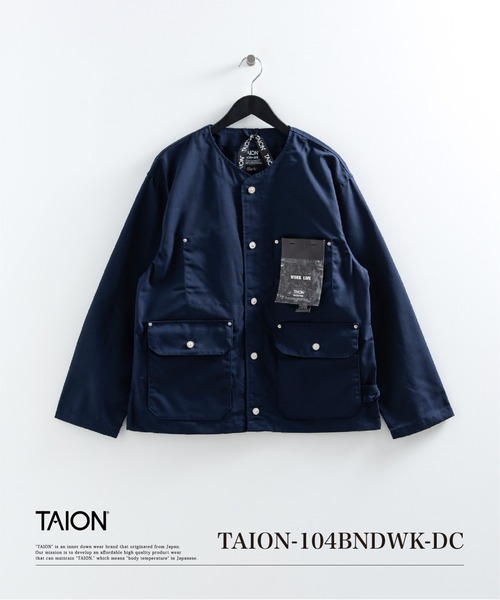 TAION（タイオン） カーディガン 「」「ユニセックス」ノンダウン 