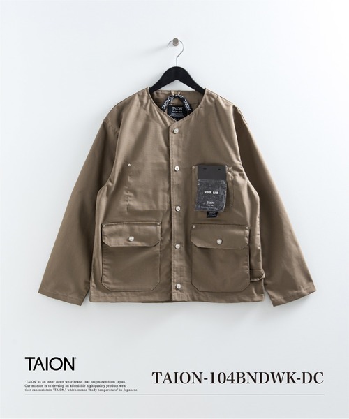 TAION（タイオン） カーディガン 「」「ユニセックス」ノンダウン