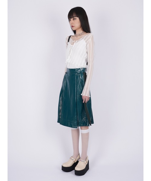 「PAMEO POSE」 ニットカーディガン FREE ブラック レディースの画像
