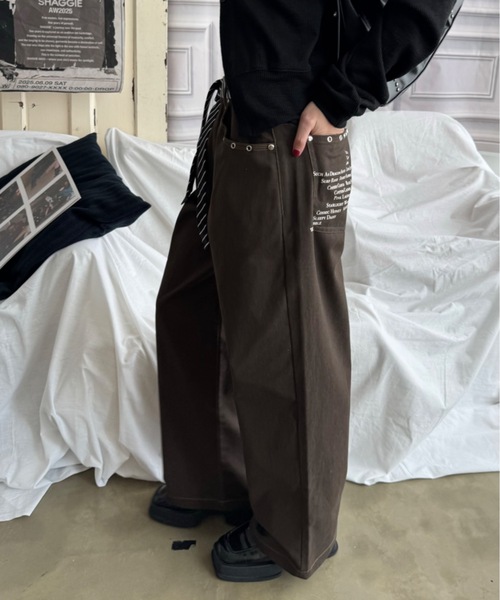 「SHAGGIE」 パンツ SMALL グレー レディース_画像8