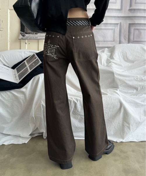 「SHAGGIE」 パンツ SMALL グレー レディース_画像9