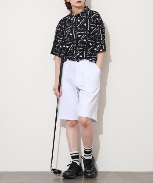 STELLA77GOLF パンツ COOLMAX接触冷感ショートパンツ メンズ
