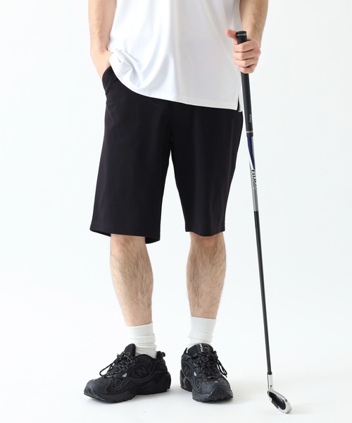 STELLA77GOLF パンツ COOLMAX接触冷感ショートパンツ メンズ
