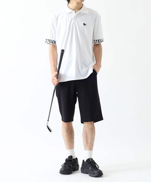 STELLA77GOLF パンツ COOLMAX接触冷感ショートパンツ メンズ