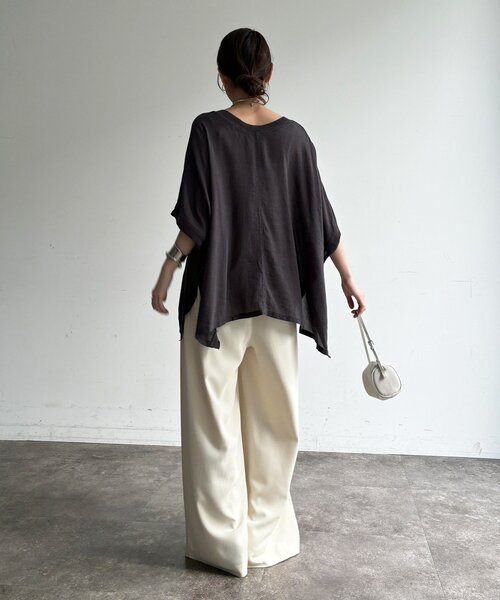 tシャツ シアーポンチョロゴTEE レディースの画像
