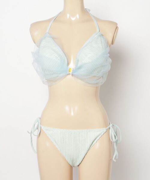 水着 ビキニ Y2K フェアリーグランジ gossip!ロサンゼルス 水着 「Y2Kガーリー」レトロデイジー メッシュ