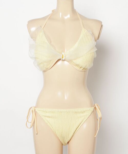 gossip!ロサンゼルス 水着 「Y2Kガーリー」レトロデイジー メッシュ
