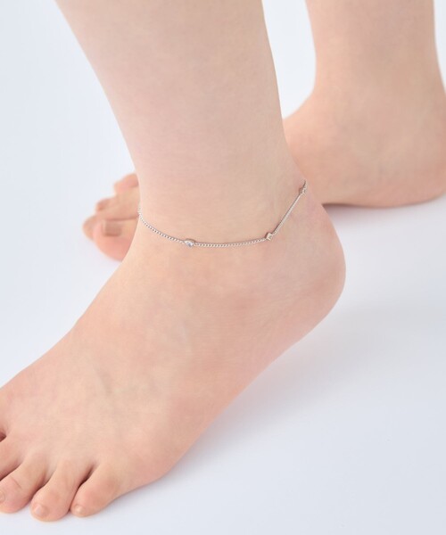 アンクレット 「シークレットグリマー」 ビジュー アンクレット レディースの画像