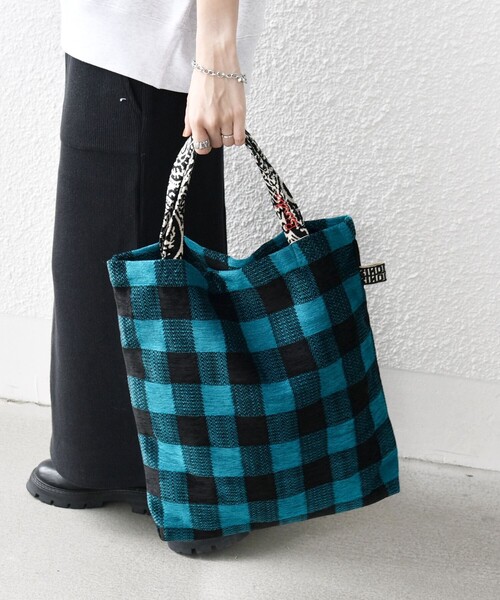 「BINDU」 トートバッグ ONE SIZE ブラック レディース_画像9