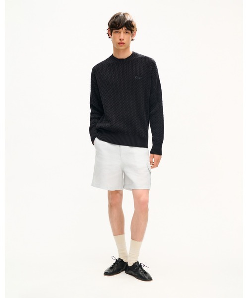 'KENZO Signature' エンブロイダリー ニット ジャンパー メンズの画像