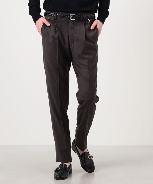 スラックス PT TRINO GENTS ウールストレッチ 1プリーツスラックス メンズの画像