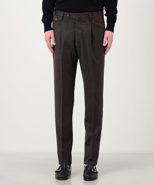 スラックス PT TRINO GENTS ウールストレッチ 1プリーツスラックス メンズの画像