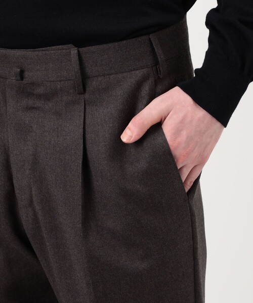 スラックス PT TRINO GENTS ウールストレッチ 1プリーツスラックス メンズの画像