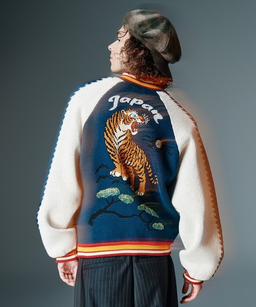 glamb（グラム） スカジャン Peace Tiger Knit Ska Jumper / ピース