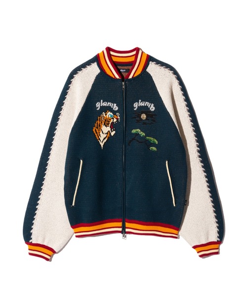 glamb（グラム） スカジャン Peace Tiger Knit Ska Jumper / ピース