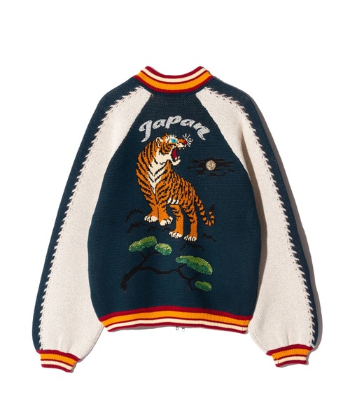glamb（グラム） スカジャン Peace Tiger Knit Ska Jumper / ピース