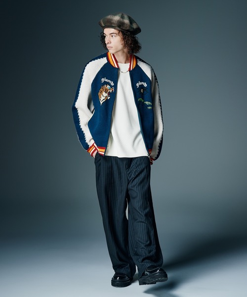 glamb（グラム） スカジャン Peace Tiger Knit Ska Jumper / ピース