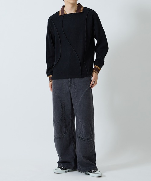 「JIEDA」 長袖Tシャツ 1 ブラック メンズ | JIEDA | 01