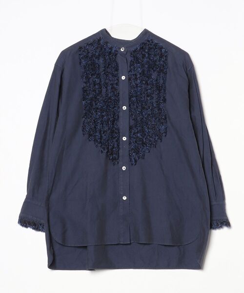 UNITED ARROWS（ユナイテッドアローズ） 長袖ブラウス FREE ネイビー 