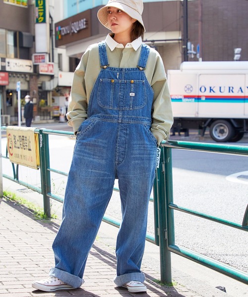 Lee（リー） オーバーオール M インディゴブルー メンズ : ZOZOTOWN