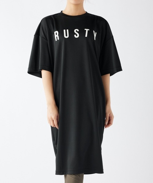 「RUSTY」 半袖Tシャツ LARGE ホワイト レディース_画像6
