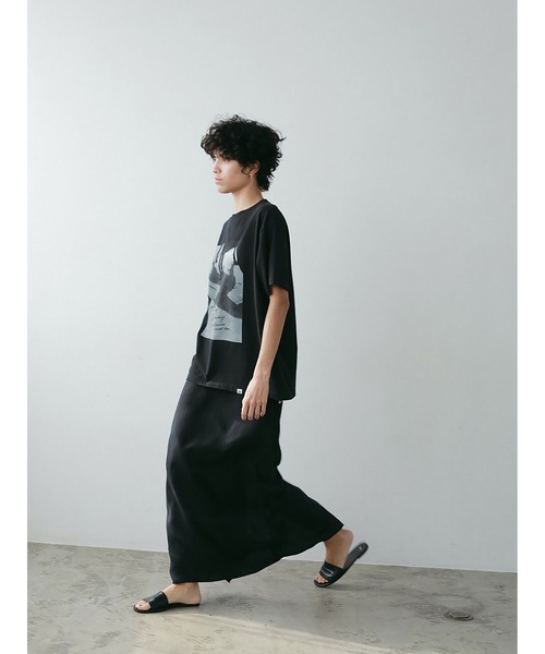 「HER.」 半袖Tシャツ フリー ブラック レディース_画像3