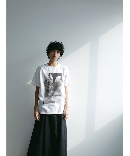 「HER.」 半袖Tシャツ フリー ブラック レディース_画像8