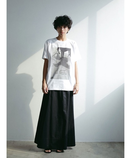 「HER.」 半袖Tシャツ フリー ブラック レディース_画像9