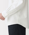 シャツ 紳士 洗いざらしオックススタンドカラー...の詳細画像5