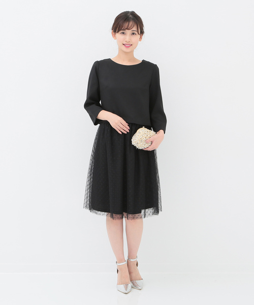 ドレス Auli ドットチュールセットワンピース Oc Zozotown Paypayモール店 通販 Paypayモール