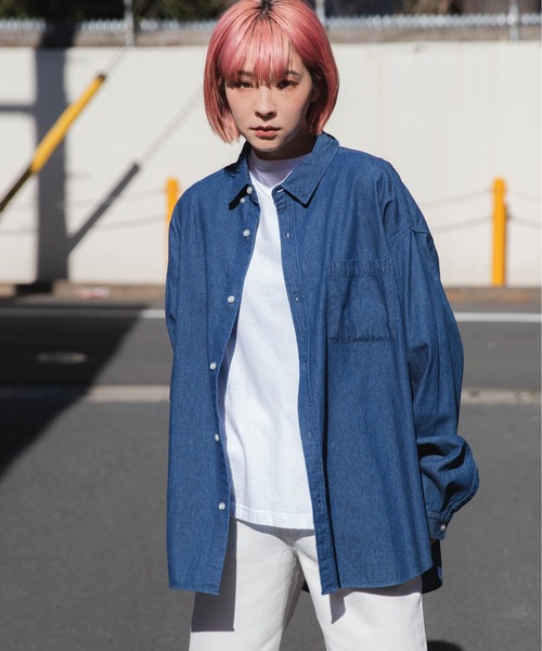WEGO（ウィゴー） シャツ ブラウス WEGO/ビッグボタンダウンシャツ