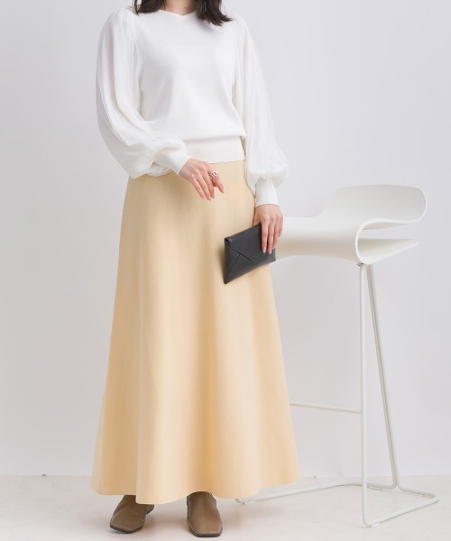 PICCIN スカート 総針ニットフレアスカート : ZOZOTOWN Yahoo!店