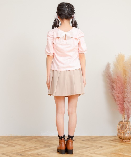 PINKHUNT tシャツ ピンクハント g背中あき リボン Tシャツ 6855K