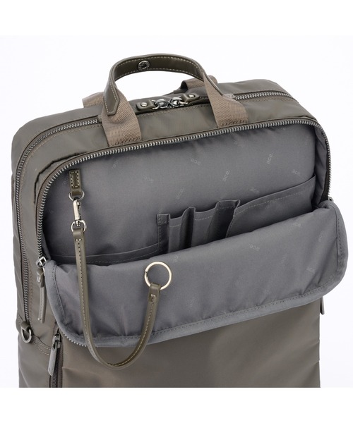 【美品】ace. ビジネスバッグ スリファム グレージュ ace. ビジネスバッグ スリファム ビジネスリュック レディースビジネス